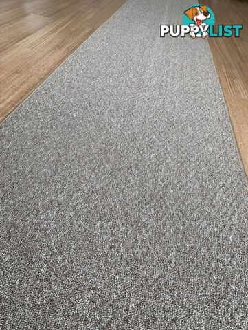 Phoenix Taupe Hall Runner 80cm Wide Non Slip Backing 16M  - TANGO - TAUPE 80CM