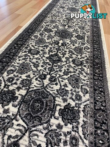 Valencia Fume Hallway Runner 80CM Wide 2M  - Carnival 957440-Ivory