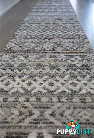 Boho Multi Hallway Runner 80CM Wide 5.5M  - Carvan Multi 8496B