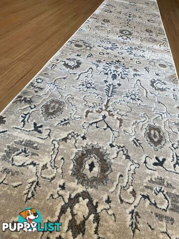 Selena Bone Hallway Runner 80CM Wide 8.5M  - SKU 5561/TU2Y