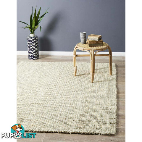 Chunky Natural Fiber Barker Bleach Rug 300X80cm  - ATR-BKR-BCH-300X80