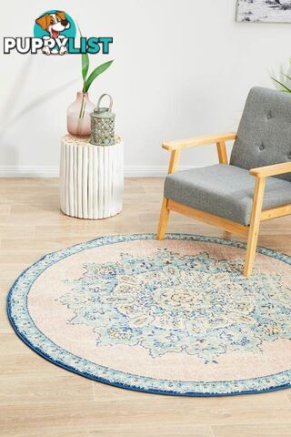 Avenue 706 Flamingo Round Rug 240X240CM  - AVE-706-FLAM-240X240