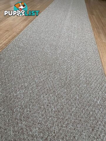 Phoenix Taupe Hall Runner 80cm Wide Non Slip Backing 3M  - TANGO - TAUPE 80CM