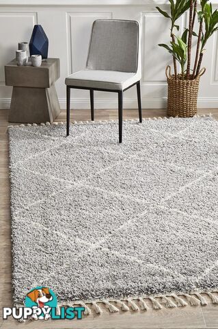 Saffron 22 Silver Rug 200X80CM  - SAF-22-SIL-200X80