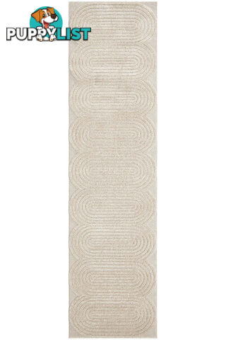 Lotus Carl Beige Runner Rug 300X80CM  - LOT-CARL-BEIGE-300X80