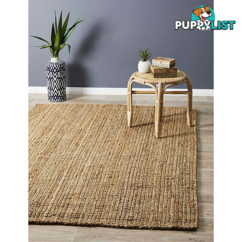 Chunky Natural Fiber Barker Rug 220X150cm  - ATR-BKR-NAT-220X150