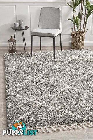 Saffron 22 Grey Rug 300X80CM  - SAF-22-GRY-300X80