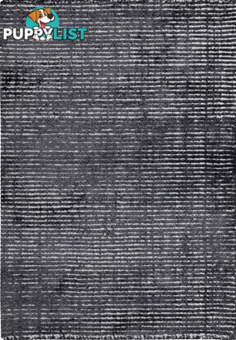 Hampton Charcoal White Rug 300 x 400 CM  - Hampton-Charcoal-White