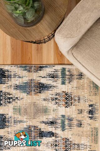 Cozy Blue Beige Rug 5439 300x400CM  - E5439-BLUE-BEIGE