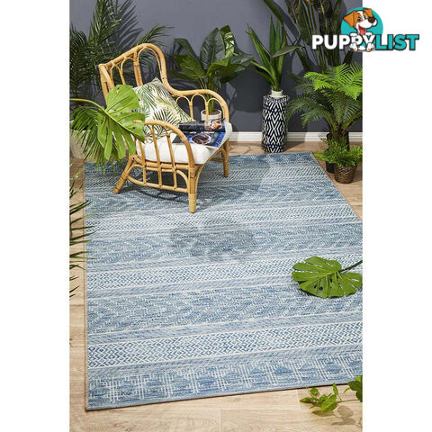 Terrace Urban Rug Blue 400X300CM  - TER-5505-BLU-400X300