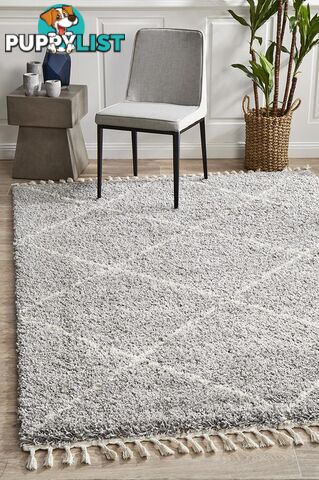 Saffron 22 Silver Rug 290X200CM  - SAF-22-SIL-290X200