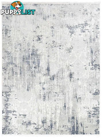 Narora White Belle Rug 200X 290CM  - ARORA-27084A-BLUE-CREAM-200X290