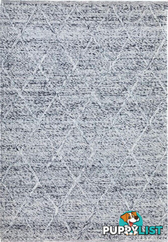 Diamond Grey Felted Wool Rug 300 x 400CM  - ECOLOMBO-GREY