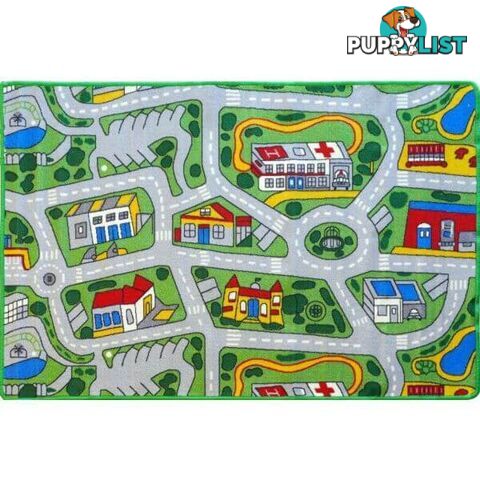 Suburb Kids Playmat 200x290cm  - PLAYMAT-SUBURB-200