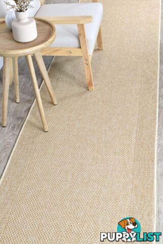 Coastal Sisal Sand Hallway Runner 80CM Wide 10.5M  - ALLSEA-3900226-80X3000