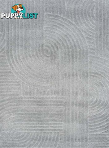 Marli Light Grey Retro Rug 200x290cm  - CMARLI12417-LTGREY