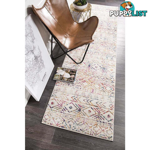 Oasis Ismail Multi Grey Rustic Runner Rug 500X80cm  - OAS-456-MULT-500X80