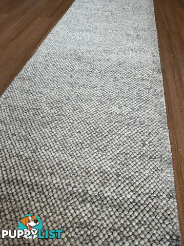 Rustica Silver Hallway Runner 80cm Wide 10.5M  - RUSTA SILVER 80CM