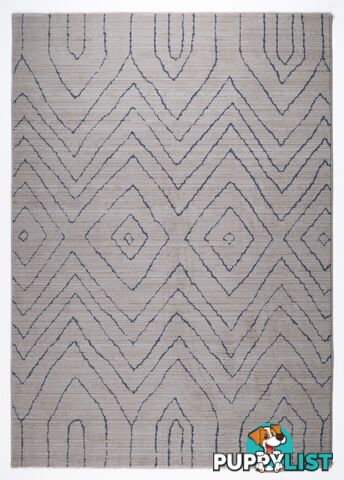 Cozy Ivory Beige Rug 5632 300x400CM  - Cozy-5632-A-Blue-Beige