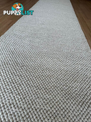 Rustica Light Beige Hallway Runner 80cm Wide 6.5M  - RUSTA LIGHT BEIGE 80CM