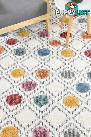 Pierre Polka Dots Rug 80X150CM  - PARIS-B0075A-YELLOW-80X150