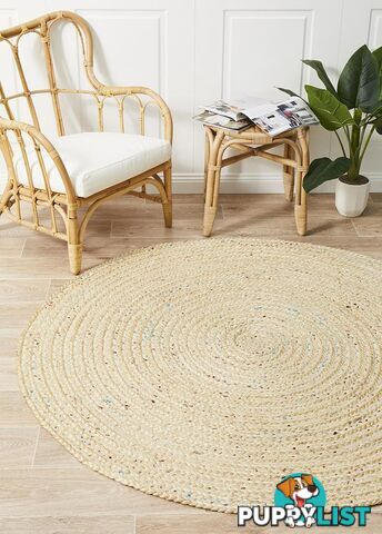 Diva Bleached Natural Rug 120x120cm  - ATR-SHI-BLE-120X120