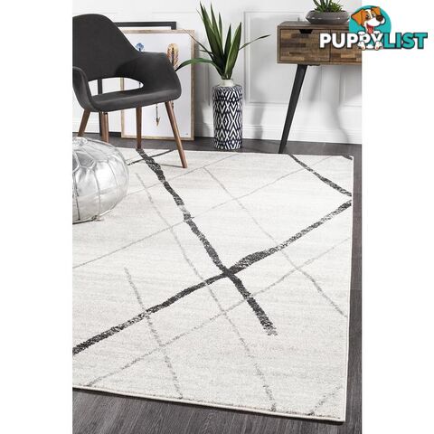 Oasis 452 Grey Contemporary Rug 300X80cm  - OAS-452-GREY-300X80