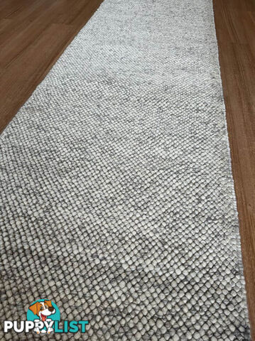 Rustica Silver Hallway Runner 80cm Wide 3.5M  - RUSTA SILVER 80CM