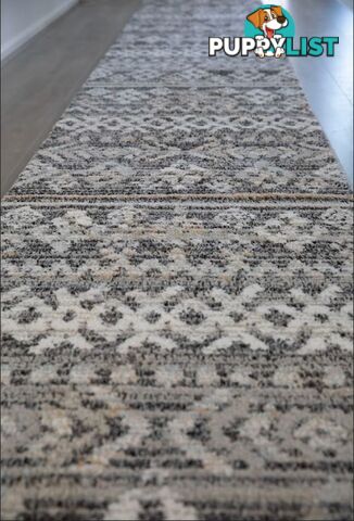 Boho Multi Hallway Runner 80CM Wide 4M  - Carvan Multi 8496B