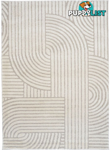 Marli Ivory Beige Retro Rug 160x230cm  - BMARLI12417-IVOBEIGE