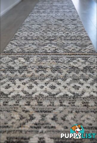 Boho Multi Hallway Runner 80CM Wide 14.5M  - Carvan Multi 8496B