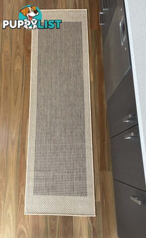 Suva Coffee Natural 17 721 Hallway Runner Rug Non Slip 2.3M 