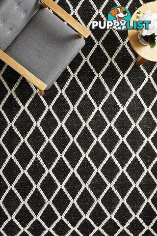 Huxley Black Rug 400X300CM  - HUX-BLACK-400X300