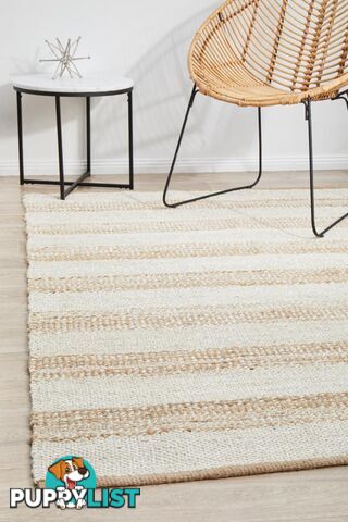 Noosa 555 Natural White Rug 400X80CM  - NSA-555-NTWT-400X80