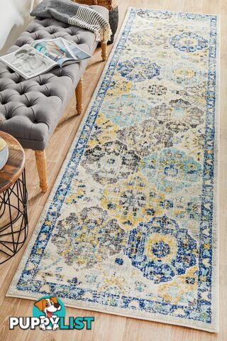 Evoke Poppy Multi Transitional Runner Rug 300X80CM  - EVO-266-MULT-300X80