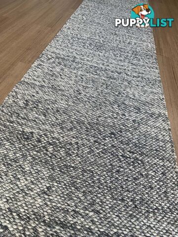 Lani Dark Grey Hallway Runner 80CM Wide 7.5M  - Park Lane Dark Grey 80cm Runner