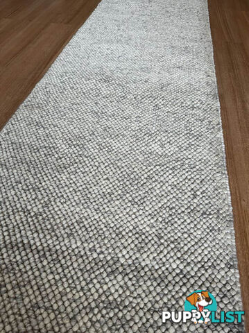 Rustica Silver Hallway Runner 80cm Wide 12.5M  - RUSTA SILVER 80CM