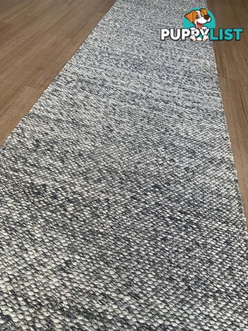 Lani Dark Grey Hallway Runner 80CM Wide 17M  - Park Lane Dark Grey 80cm Runner