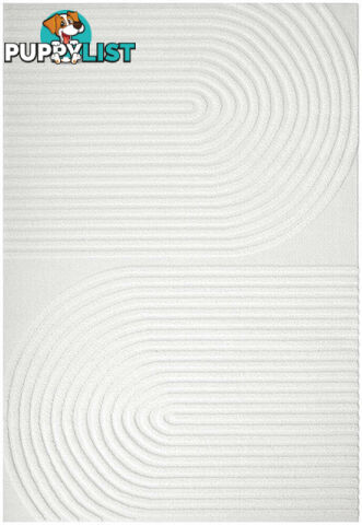 Lotus Abbey White Rug 230X160CM  - LOT-ABBEY-WHITE-230X160