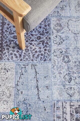 Illusions 121 Denim Rug 200X80CM  - ILU-121-DENIM-200X80