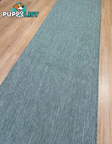 Malia Olive Hallway Runner Non-Slip 80cm Wide 15.5M 