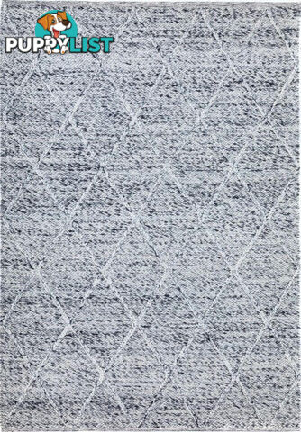 Diamond Grey Felted Wool Rug 240 x 320CM  - DCOLOMBO-GREY