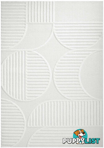 Lotus Leo White Rug 230X160CM  - LOT-LEO-WHITE-230X160