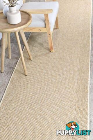 Coastal Sisal Sand Hallway Runner 80CM Wide 15M 