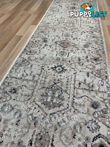 Cozy Ivory Beige Hallway Runner 80CM Wide 13.5M  - Cozy 5419 Ivory Beige