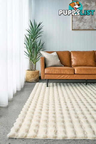 Bubble Natural - Machine Washable Rug 220X150CM  - BUB-NATURAL-220X150