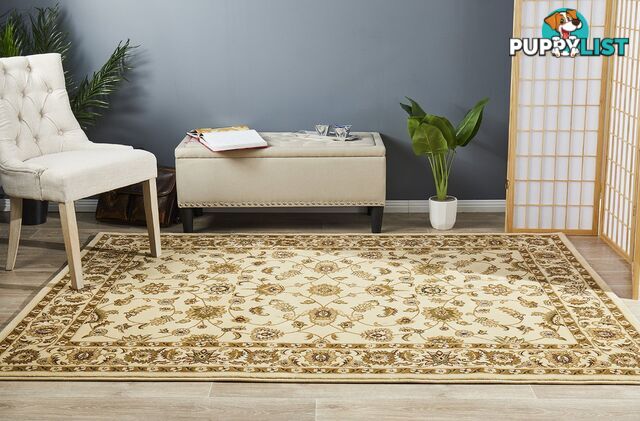 Classic Rug Ivory with Ivory Border 400x300cm  - SYD-1-II-400X300