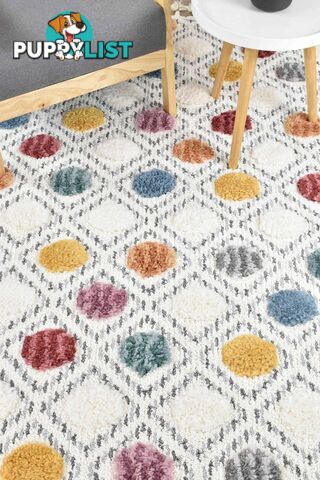 Pierre Polka Dots Rug 120X170CM  - PARIS-B0075A-YELLOW-120X170