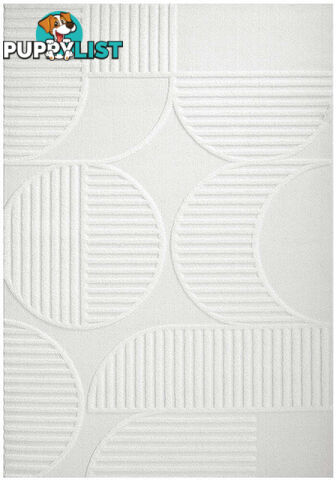 Lotus Leo White Rug 290X200CM  - LOT-LEO-WHITE-290X200