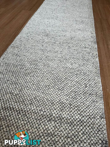 Rustica Silver Hallway Runner 80cm Wide 8.5M  - RUSTA SILVER 80CM